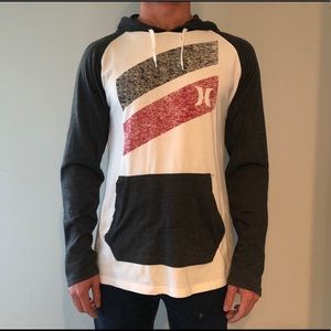 Hurley long sleeve hoodie pullover - Medium